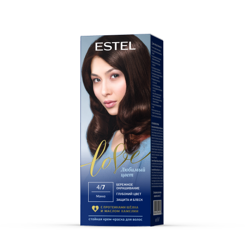 Краска для волос Estel Love 4/7 мокко ESTEL LOVE