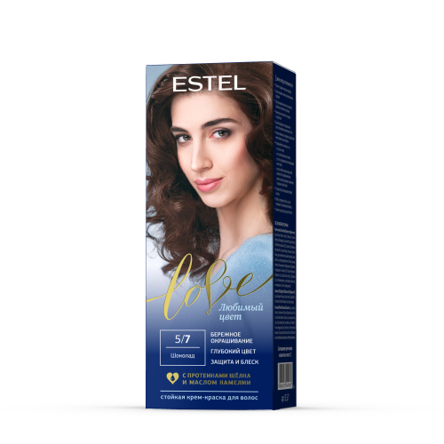 Краска для волос Estel Love 5/7 шоколад ESTEL LOVE