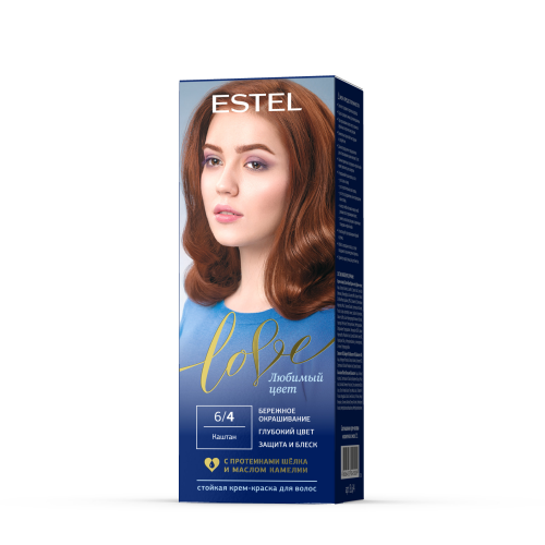 Краска для волос Estel Love 6/4 каштан ESTEL LOVE