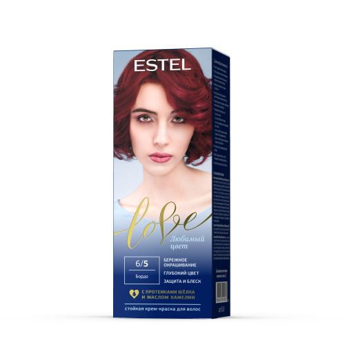 Краска для волос Estel Love 6/5 бордо ESTEL LOVE