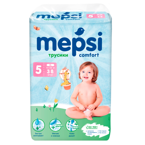Трусики-подгузники детские Mepsi хl 12-22кг 38шт
