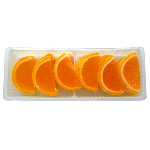 Мармелад желейный дольки со вкусом апельсина 300г Меренга