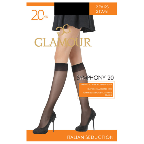 Гольфы симфони 20 ден 2 пары дайно Glamur