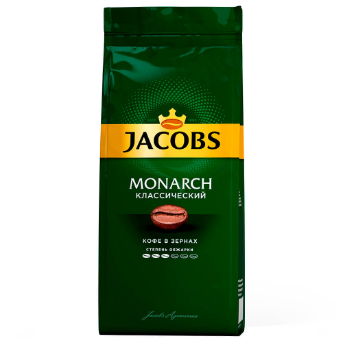Кофе Jacobs Monarch 230г классический зерно м/у