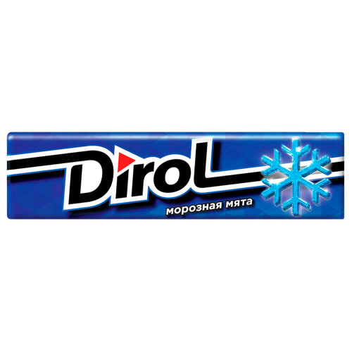 Резинка жевательная Dirol Fresh 13,6г морозная мята подушечки