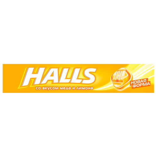 Леденцы холлс 25г со вкусом меда и лимона Halls