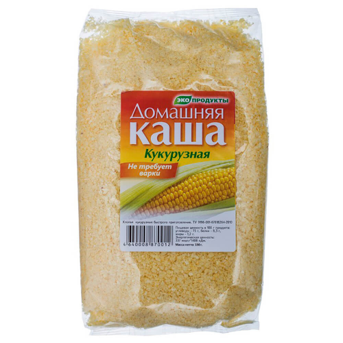 Хлопья домашняя каша 150г кукурузная б/п ЭКОпродукт Эко продукт
