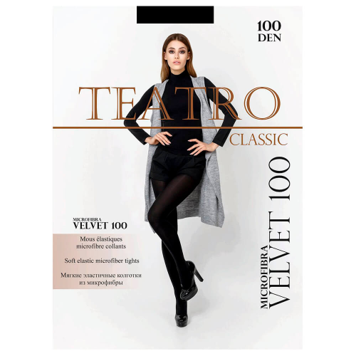 Колготки женские театро велвет 100 ден неро р.3 Teatro