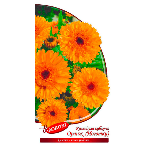 Цветок календула каблуна оранж 0,3г Agroni