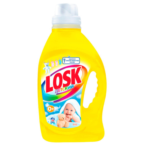 Гель для стирки лоск 1.17 л детский Losk