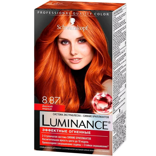 Краска для волос Luminance 8.87 дерзкий медный LUMINANCE