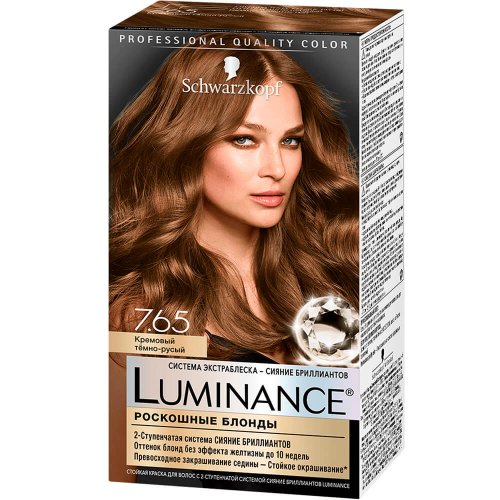 Краска для волос Luminance 7.65 кремовый темно-русый LUMINANCE