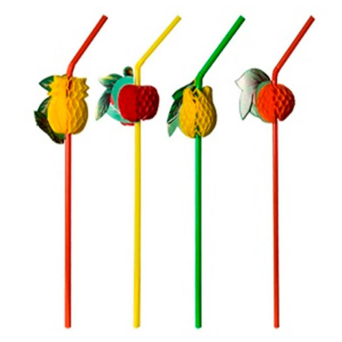 Трубочки для коктеля с зонтиком 8 шт Пати Бум