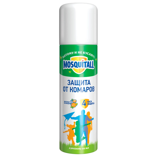 Аэрозоль москитол 150 мл защита для взрослых от комаров Mosquitall