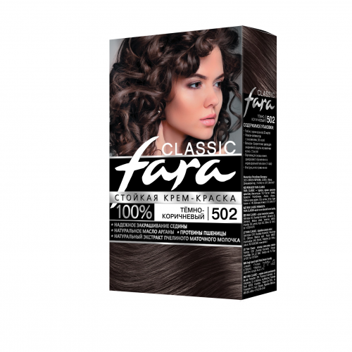 Краска для волос Fara Classic 502 темно-коричн FARA CLASSIC