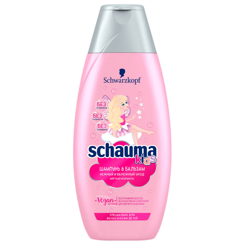 Шампунь Shauma Kids 350мл детский для девочек Schauma