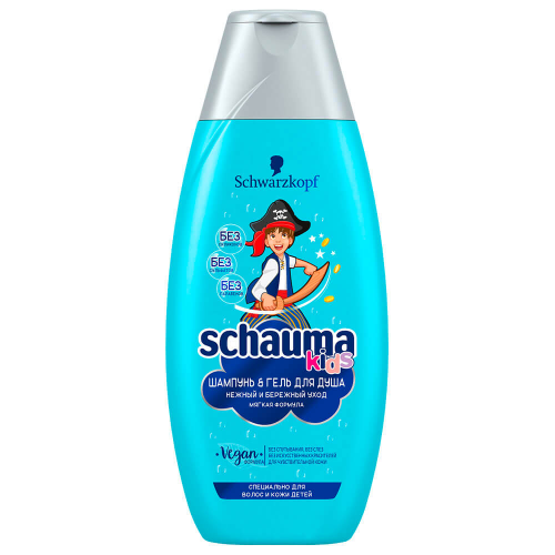 Шампунь Shauma Kids 350мл детский для мальчиков Schauma