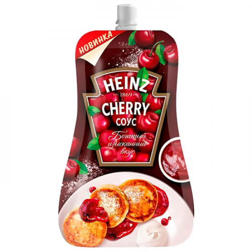 Соус Heinz 230г сладкий вишня дой-пак