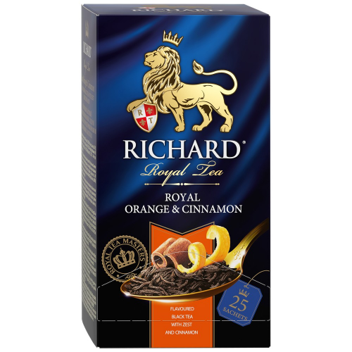 Чай Richard 25 пак*2 г роял оранж циннамон черный
