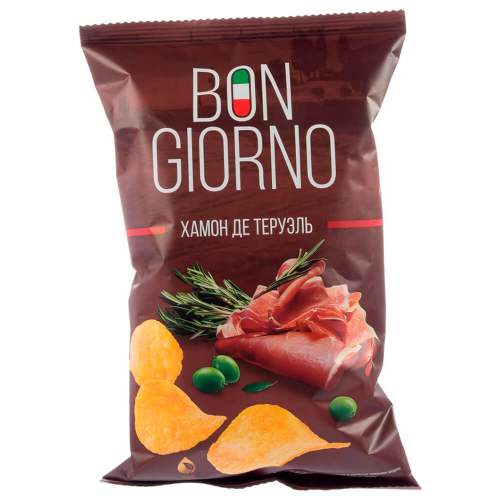 Чипсы Bon Giorno 90г хамон де теруель БРУТО