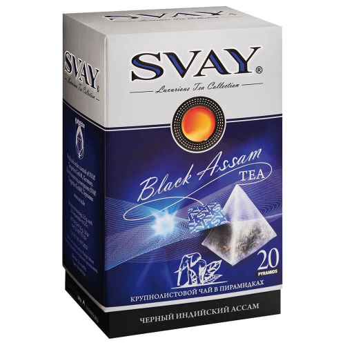Чай Svay 20пир*2,5г черный ассам SVAY