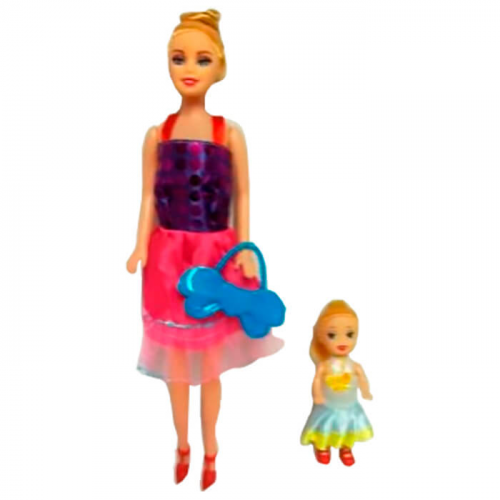 Набор из 2-х кукол 29 см мама+дочка с аксессуарами в ассортименте 208423 Shantou Gepai