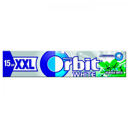 Резинка жевательная Orbit XXL 20,4г нежная мята драже ригли