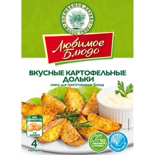 Смесь Волшебное дерево 25г вкусные картофельные дольки любимое блюдо