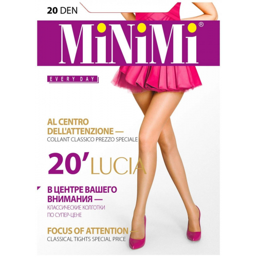 Колготки MiNiMi лучия 20 ден карамель р.4