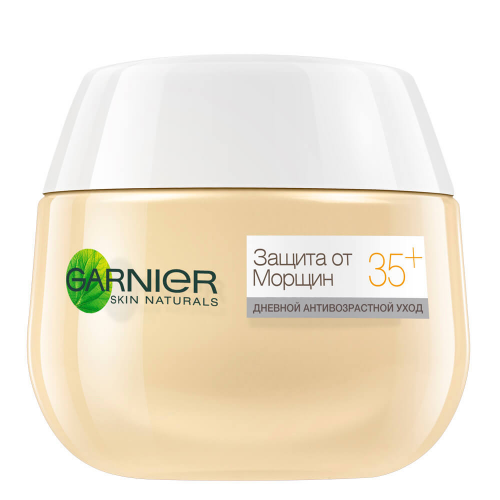 Garnier Крем для лица "Антивозрастной уход, Защита от морщин 35+" против морщин, увлажняющий, дневно Гарнье