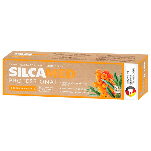 Зубная паста Silcamed 100г облепиха органик Sillca