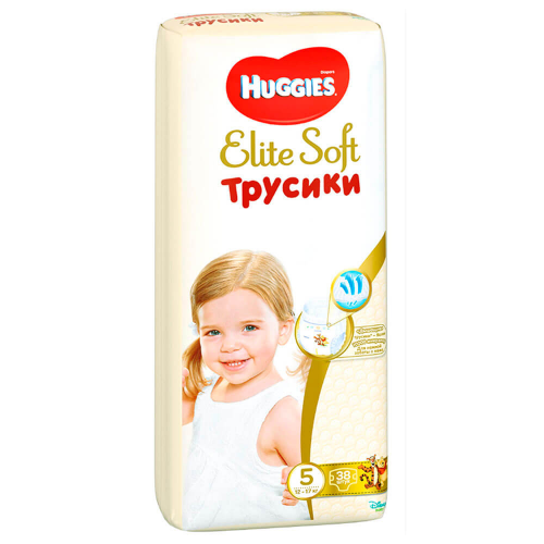 Трусики-подгузники хаггис элит софт 38 шт 12-17 кг 5 Huggies