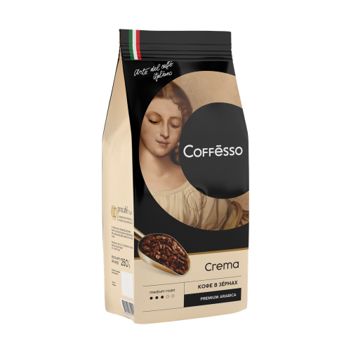 Кофе Coffesso 250г Crema зерно м/у