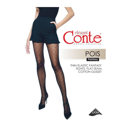 Колготки женские Conte elegant пойс неро р.2