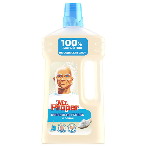 Жидкость для уборки дома Mr. Proper 1л с содой Mr.Proper