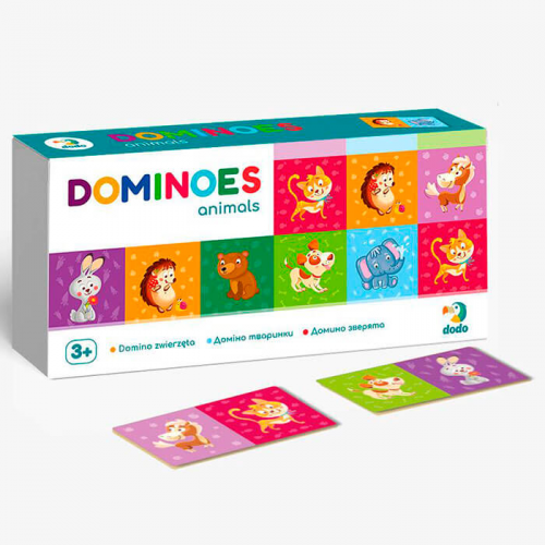 Игра настольная додо домино зверята Dodo