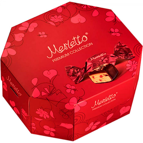 Конфеты Merletto 150г с вишней конти