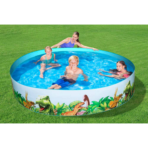 Бассейн BestWay 244*46см динозавры 55001 353-374 Bestway