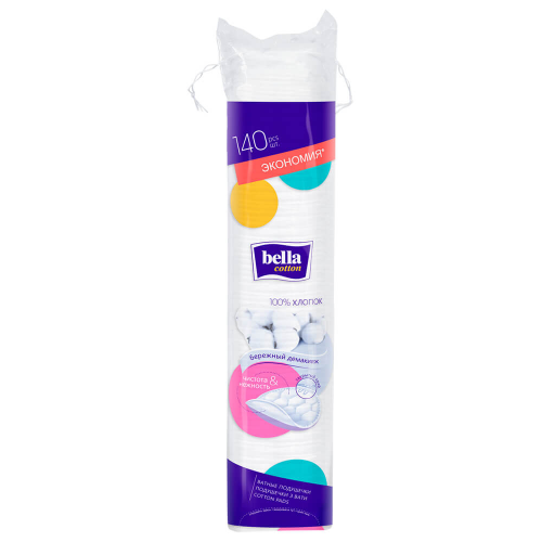 Ватные подушечки Bella 140шт