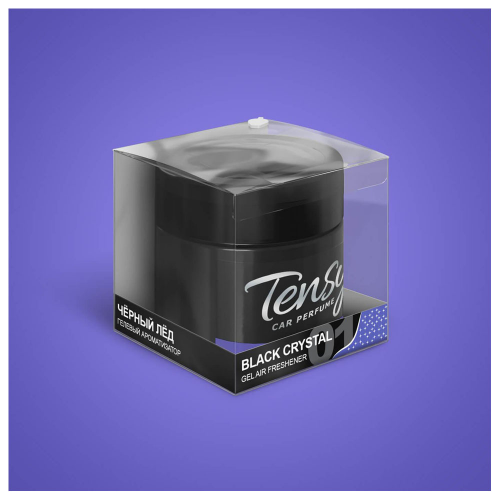 Ароматизатор Tensy банка черный лёд с пробником TENSY