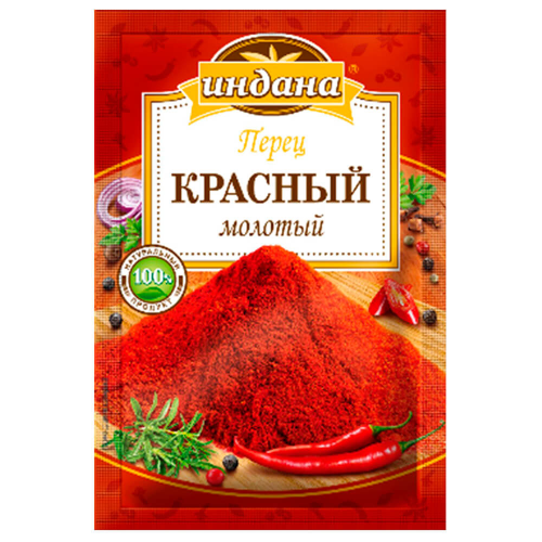 Перец красный Индана 15г молотый ИНДАНА