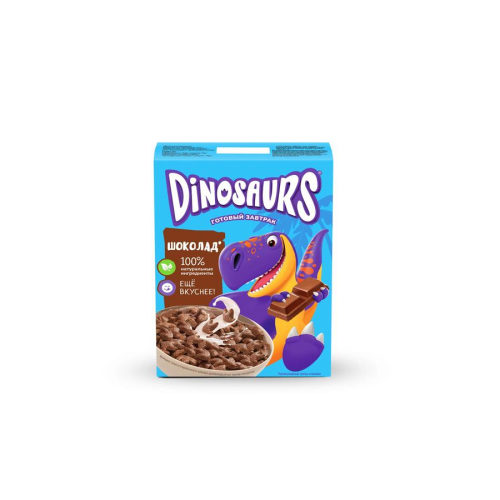 Готовый завтрак шоколадные лапы и клыки 220г келлог Kelloggs