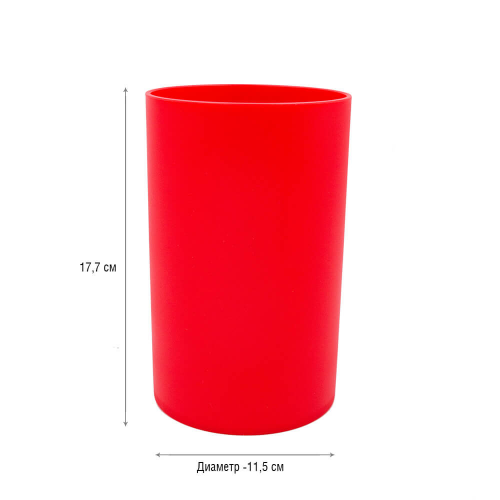 Подставка для кухонных принадлежностей красная Unigood 11,5*21см