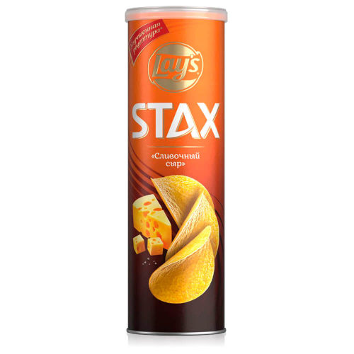 Чипсы Lay's Stax 140г сыр туба Lays