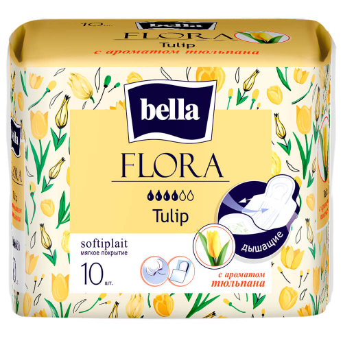 Прокладки белла флора 10 шт тюльпан Bella
