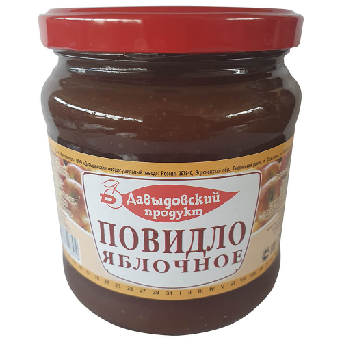 Повидло Давыдовский продукт 570 гр яблочное гост твист