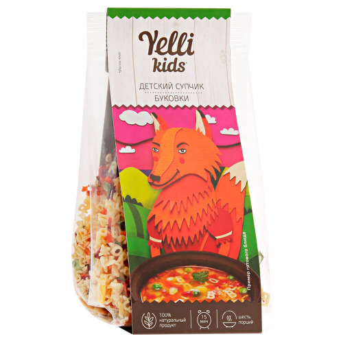 Суп Yelli Kids 80г буковки YELLI