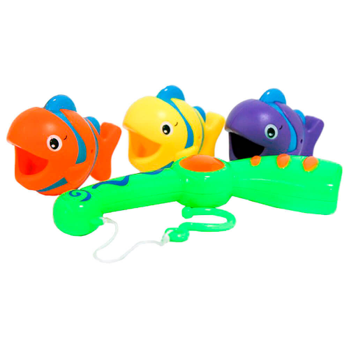 Набор игровой д/ванны фрог и крос рыбалка 1 удочка/3 рыбки fc119 FROG and CROC