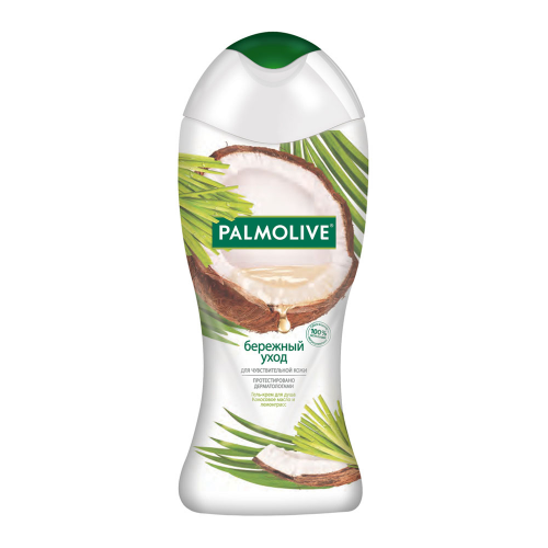 Гель для душа Palmolive 250 мл Бережный Уход с кокосовым маслом и лемонграссом