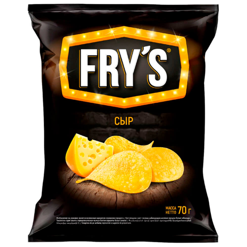 Чипсы Frys 70г сыр FRY*S